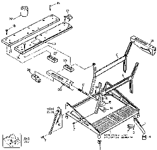 Exploded Diagram A Diagram and Parts List for 79-032-46 Type 1 Black and Decker Workbench